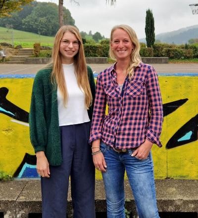 Schulsozialarbeiterinnen Marina Berger und Stefanie Augenstein