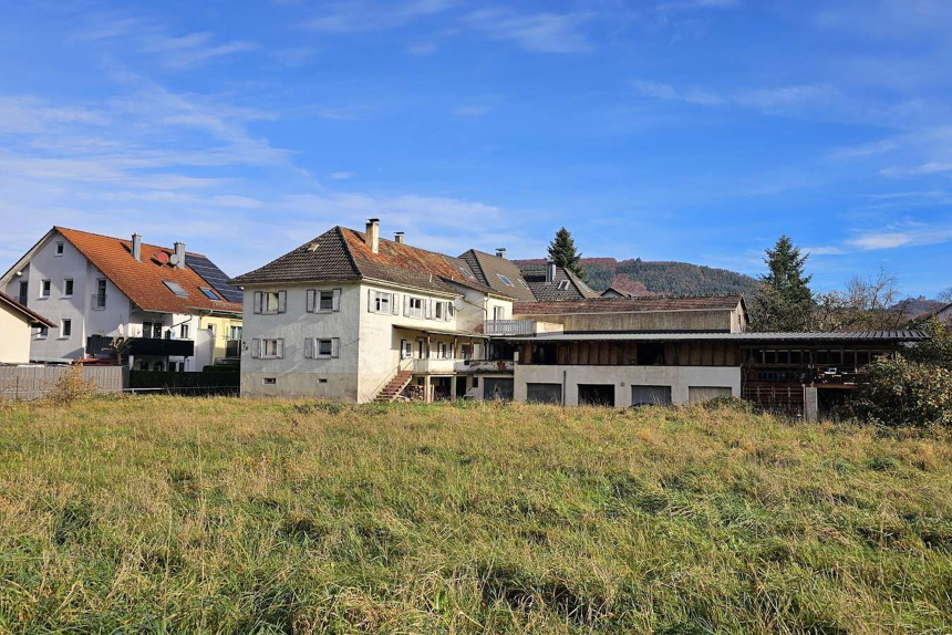 Blick auf das erworbene Grundstück Steinbachstraße 17